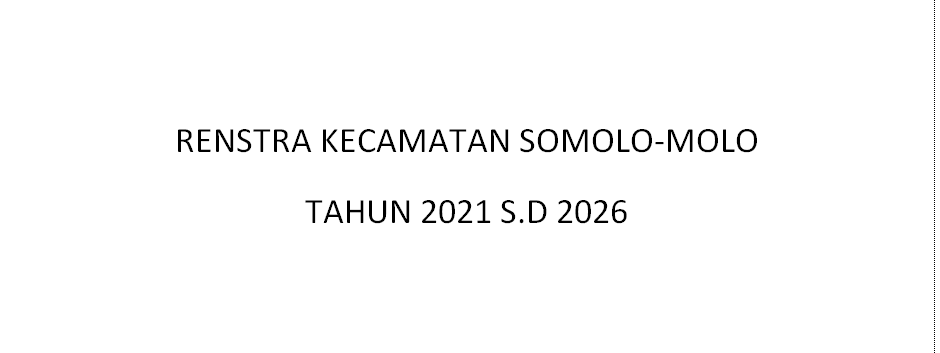 RENSTRA TAHUN 2021 S,D 2026
